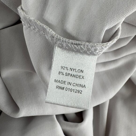 Lulu B Top 1X Striped Lace Up Sleeve Stretch 3/4 Sleeve Nylon Spandex TP-3203 - Picture 9 of 10